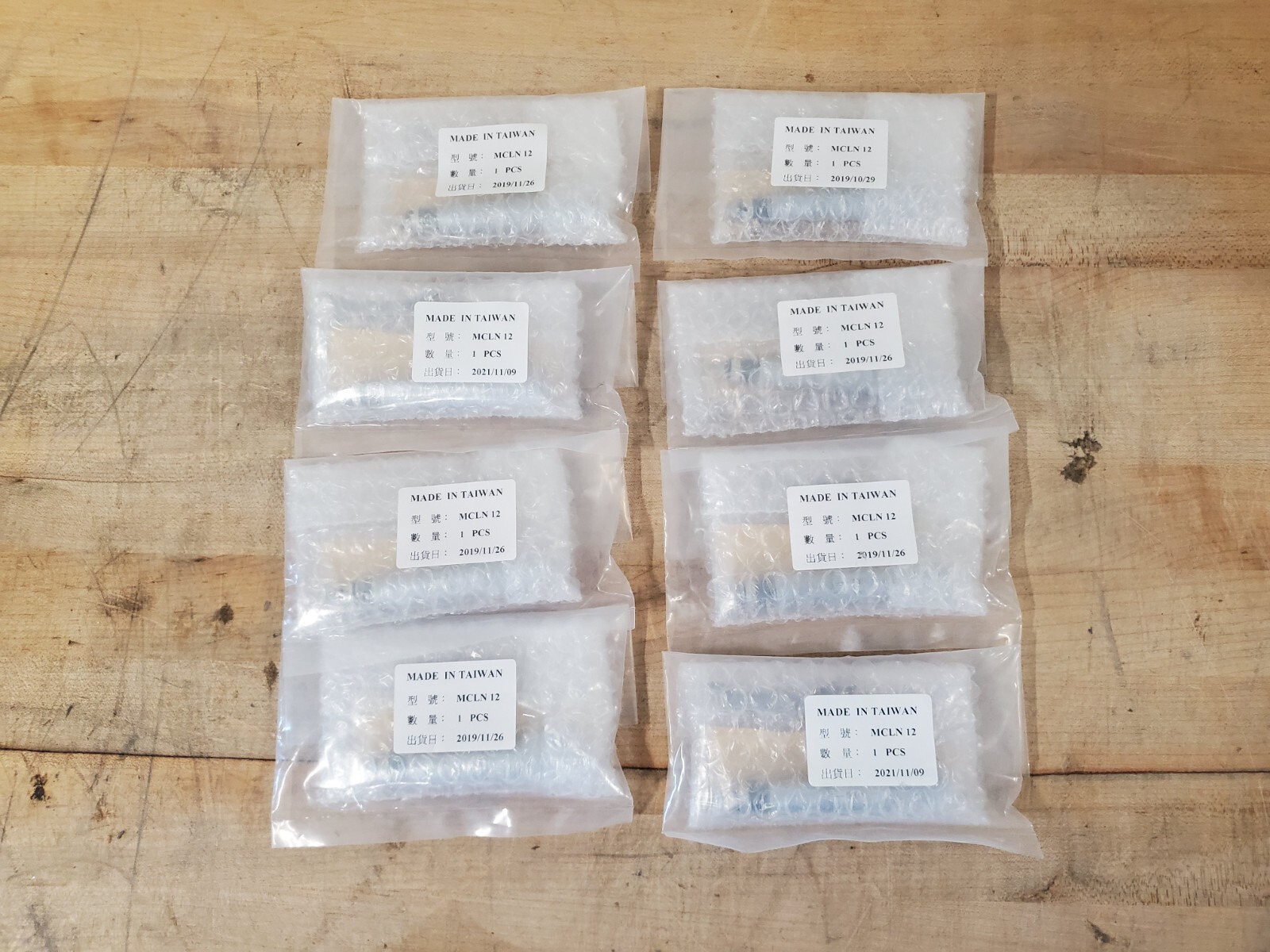 LOT OF 8 NEW Misumi Micrometer Heads MCLN12 - Stroke +/-6.5 mm or +/-12.5 mm