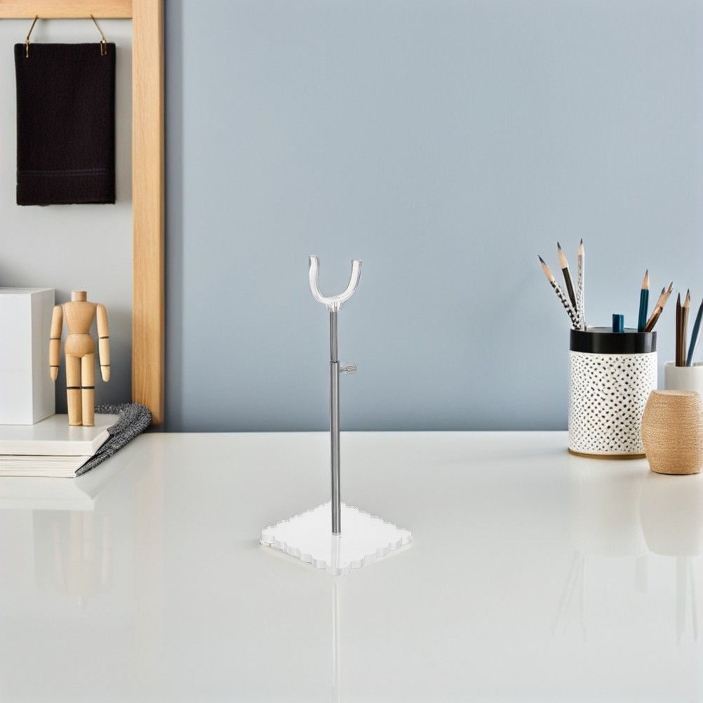 Adjustable Display Stands for Collectibles Acrylic Vertical Base