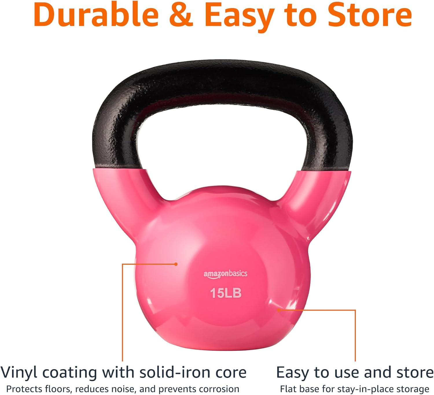 Vinyl Kettlebell - Available in Various Sizes
