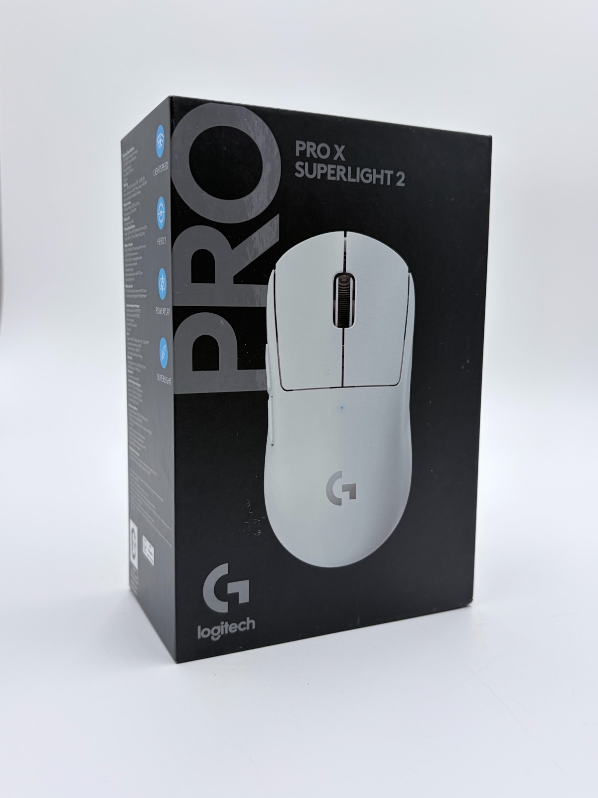 Logitech G PRO X Superlight 2 Wireless Gaming Mouse - White (New/Sealed)