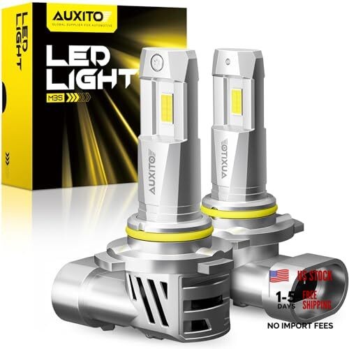 Latest Light Bulbs, Ultra Brightness, 1:1 Halogen Size, 6500K Cool 9005/HB3