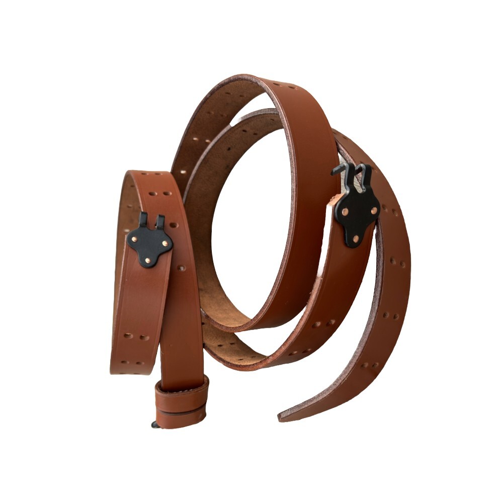 WW2 1941 Pattern M1 Garand Leather Steel Fitting Brown