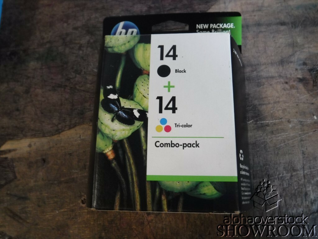New Sealed Box Genuine OEM HP 14 C9337FN Color/Black Combo Pack InkJet JUL 2011