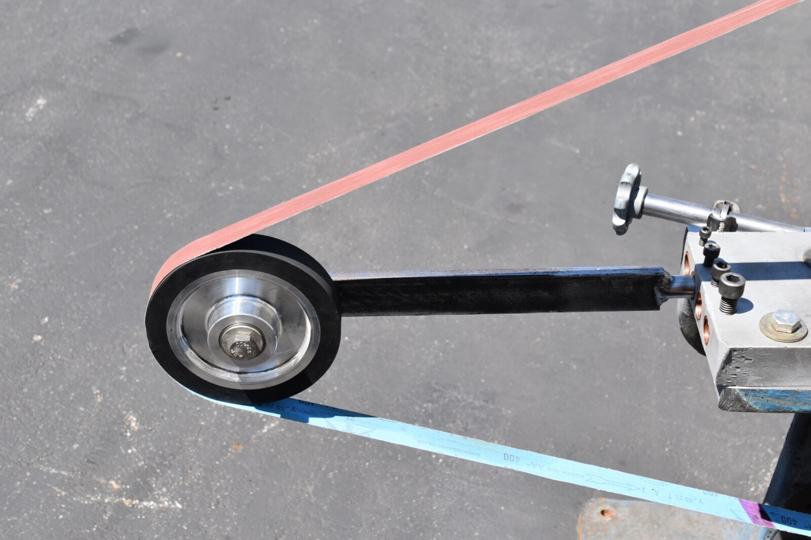 Stephen Bader Space Saver belt grinder