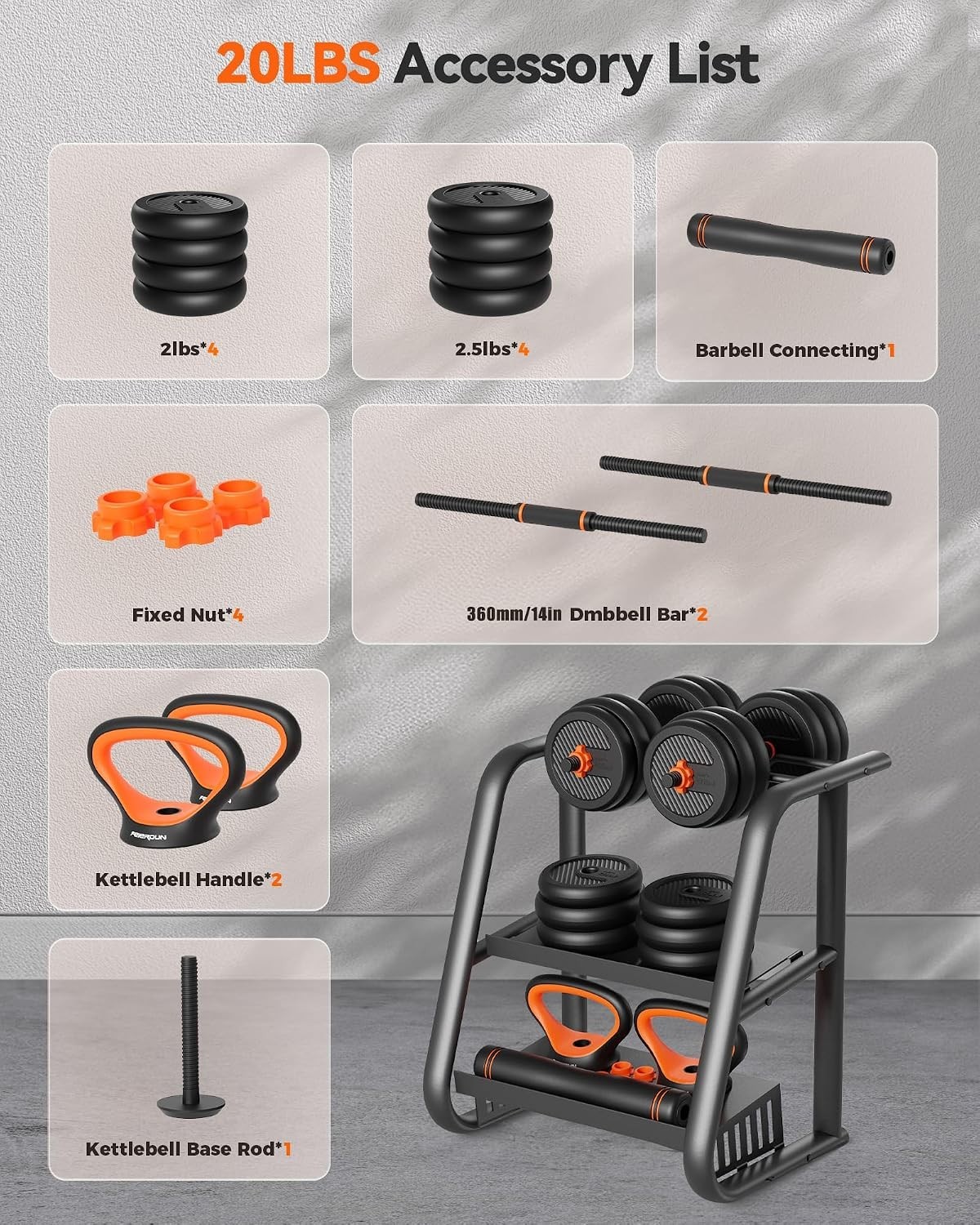 Versatile DS2 5-in-1 Adjustable Dumbbells Set: Eco-Friendly Weight Solution