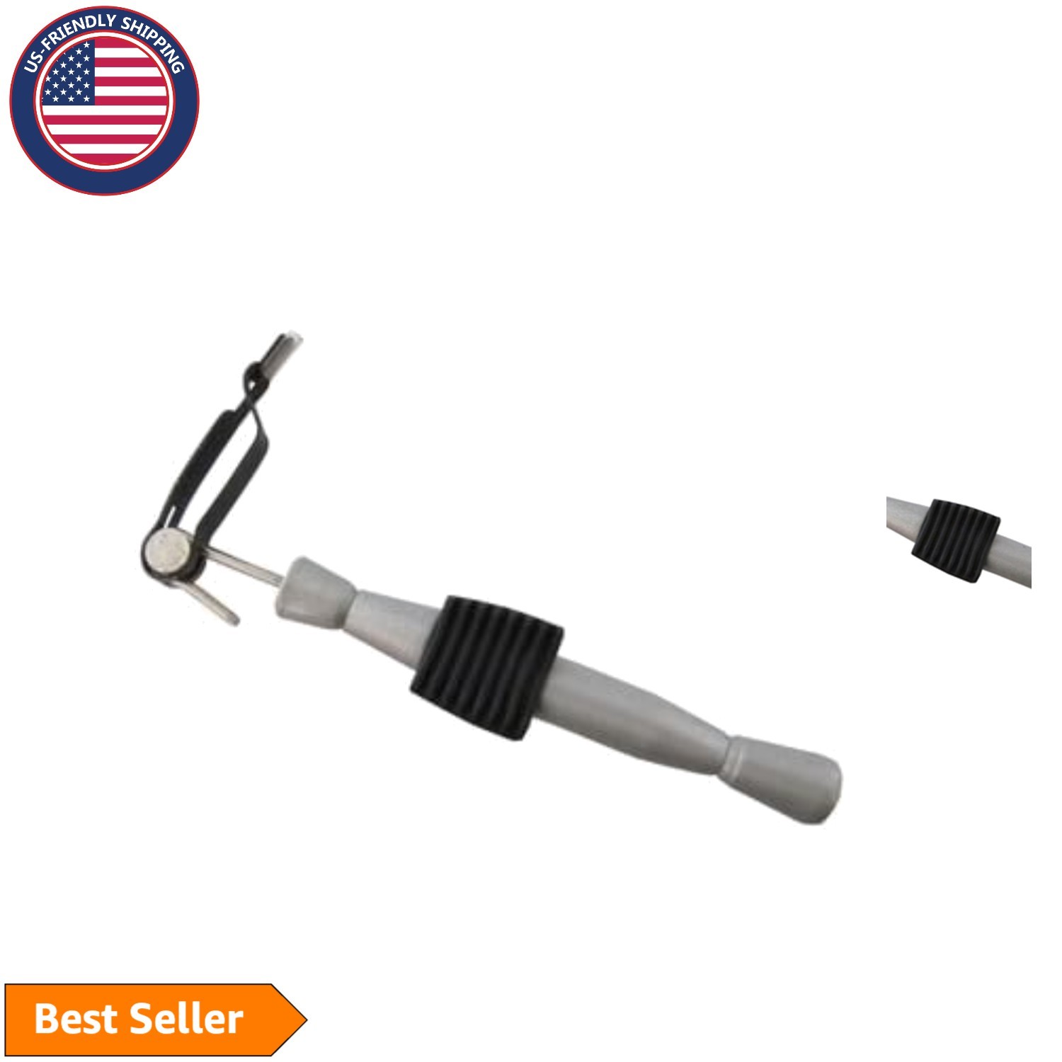 Lightweight Rotatable Hackle Pliers with Soft Grip for Effortless Fly Tying