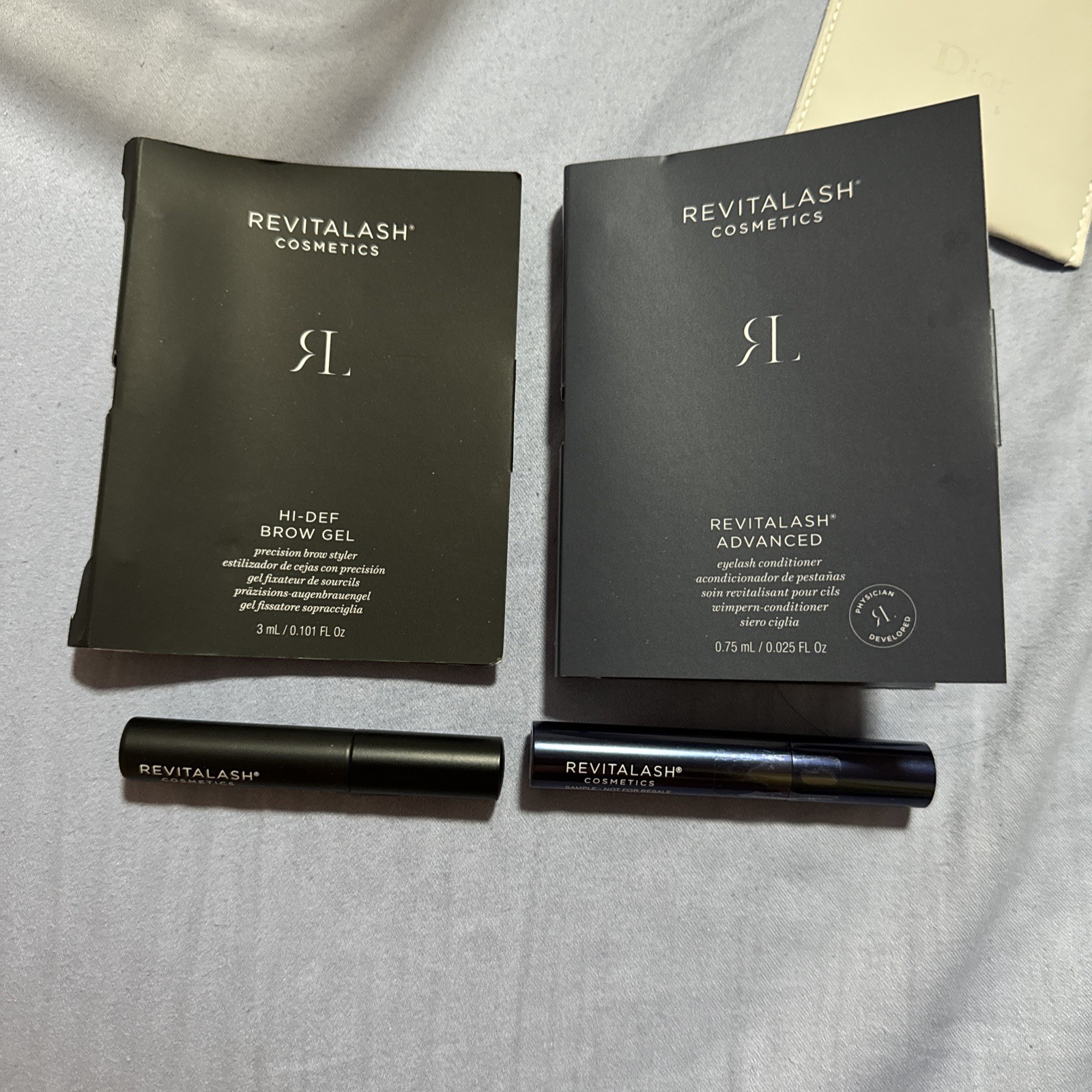 REVITALASH COSMETICS - Hi-Def Brow Gel & Revitalash Advanced Set Duo NEW SEALED