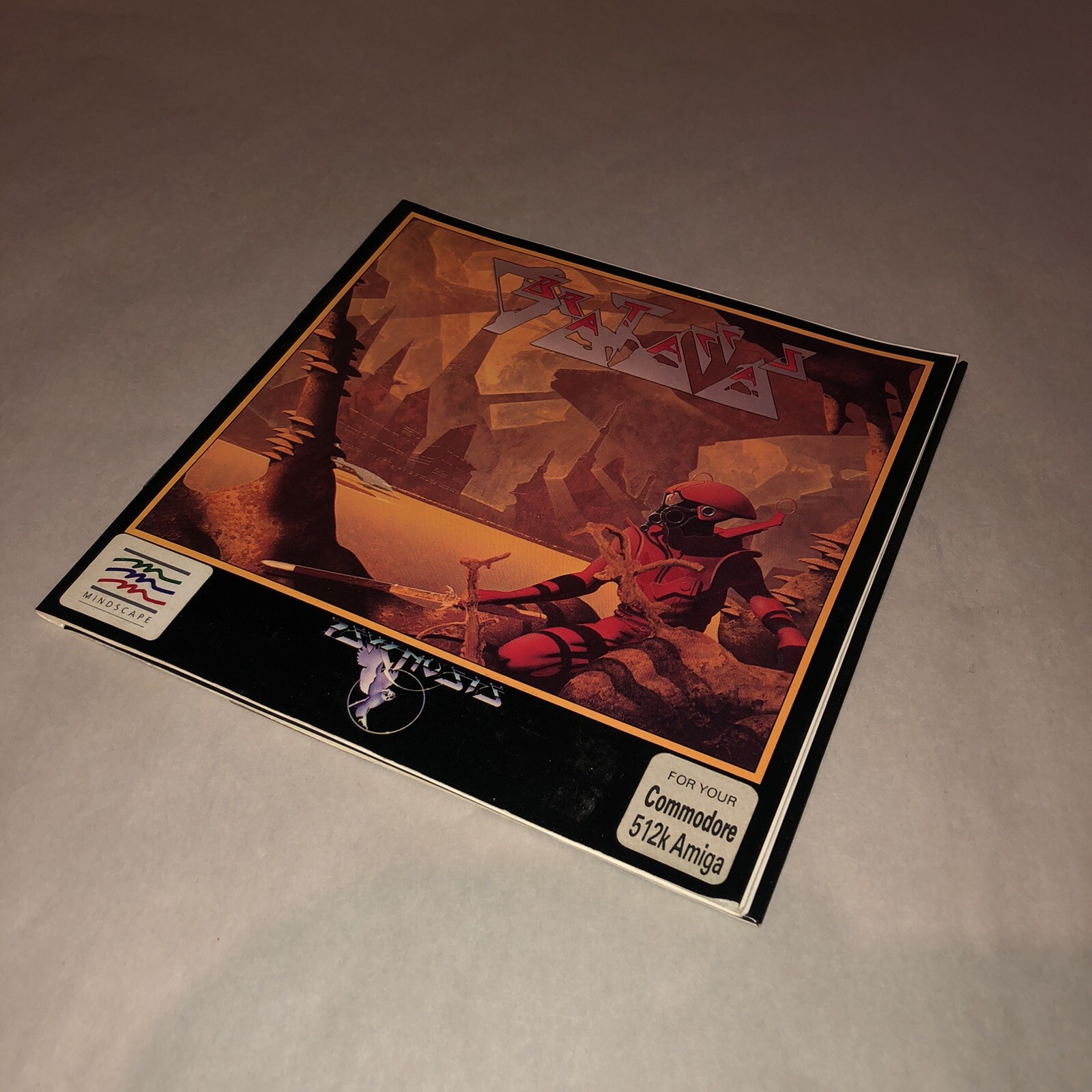 UNTESTED Commodore Amiga BRATACCAS Complete Computer Game w Poster VGC