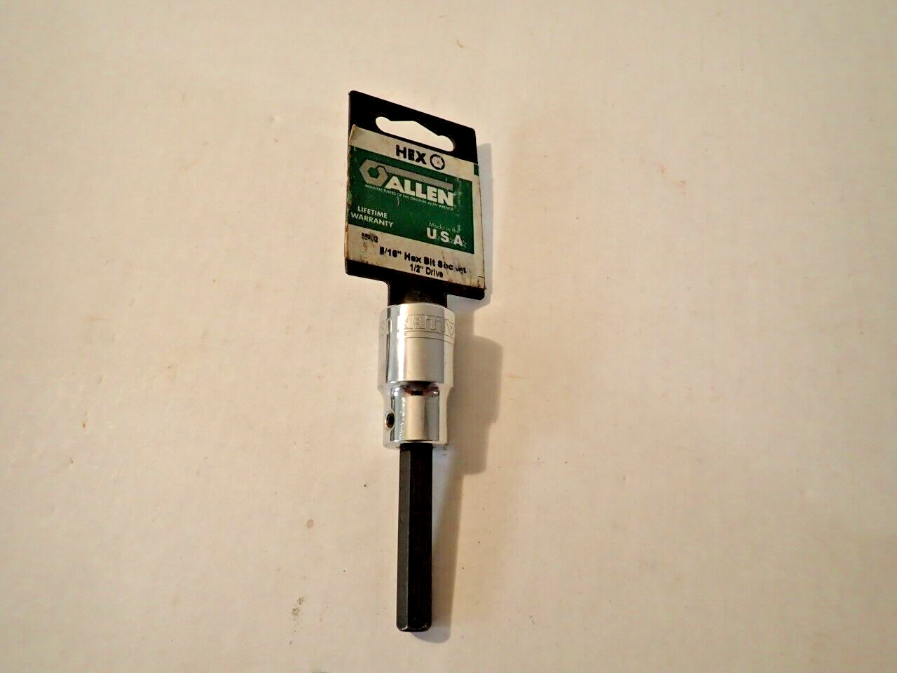 Allen  5/16 Hex Blt Socket 1/2 Drive No.58838