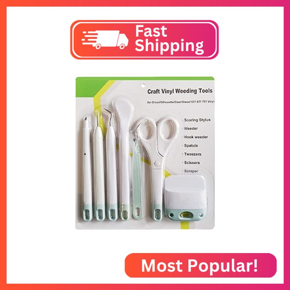 Craft Vinyl Weeding Tools Set,Precision Tool Kit for Crafting and DIYs, Scissor,