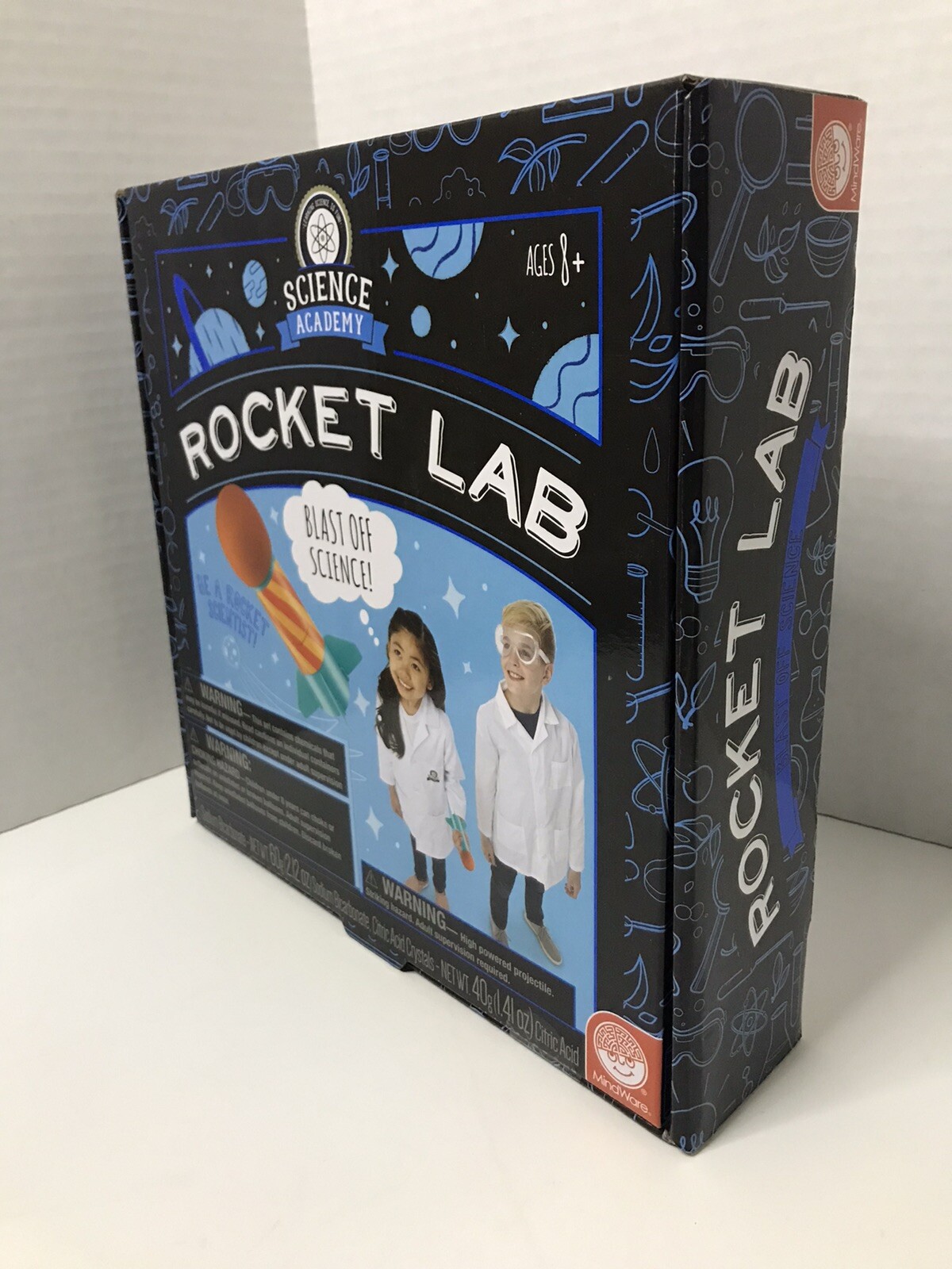Mindware Science Academy Rocket Lab New Kids Learning Building 2 Rockets