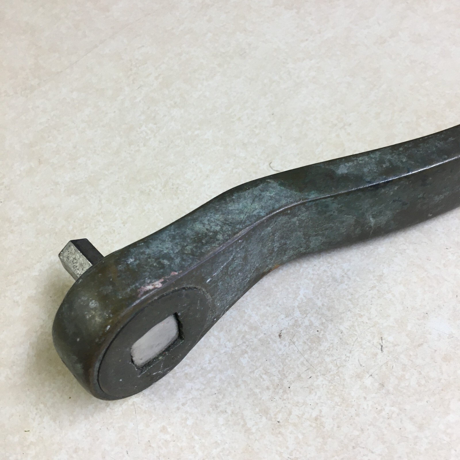 Vintage Bronze Sailboat Winch Handle 12" Long