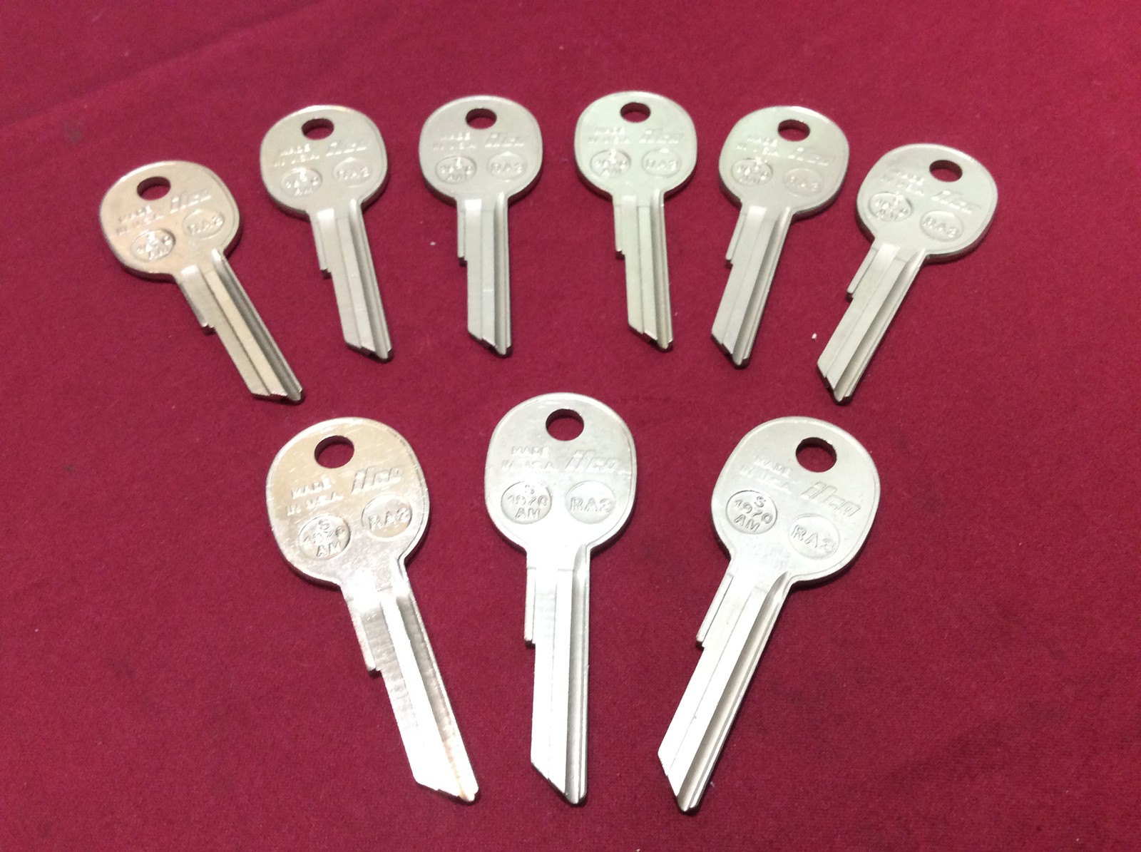 American Motors/Rambler by Ilco RA3 Key Blanks, Set of 9- Locksmith