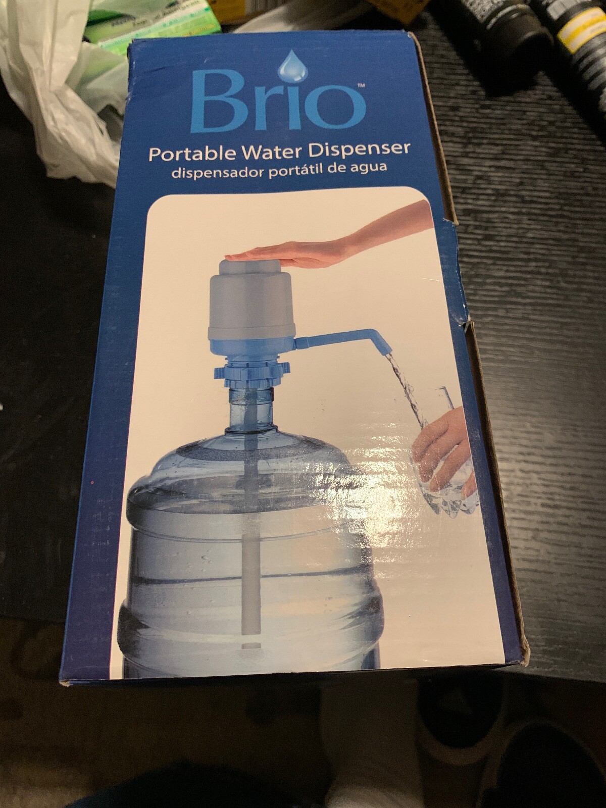 Brio BPA FREE Drinking Water Pump Innovative Vacuum Action  3, 5 & 6 gall bottle