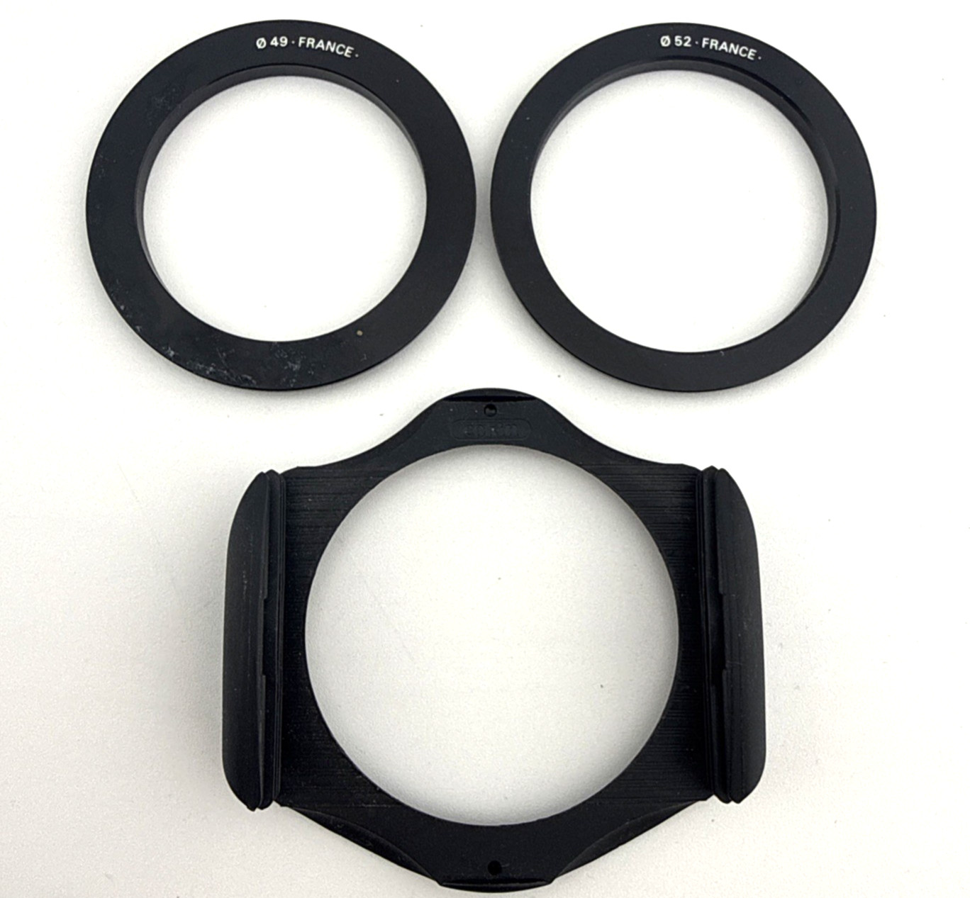 Cokin A Series 3 Slot Filter Holder 49mm 55mm Adapter Rings