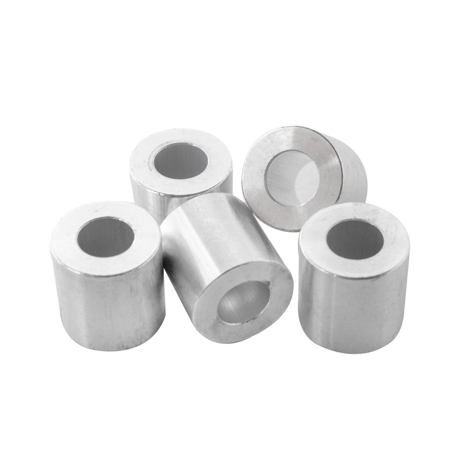 New Aluminum Spacer Bushing 1" OD x 1/2" ID--Fits M12 or 1/2" Bolts