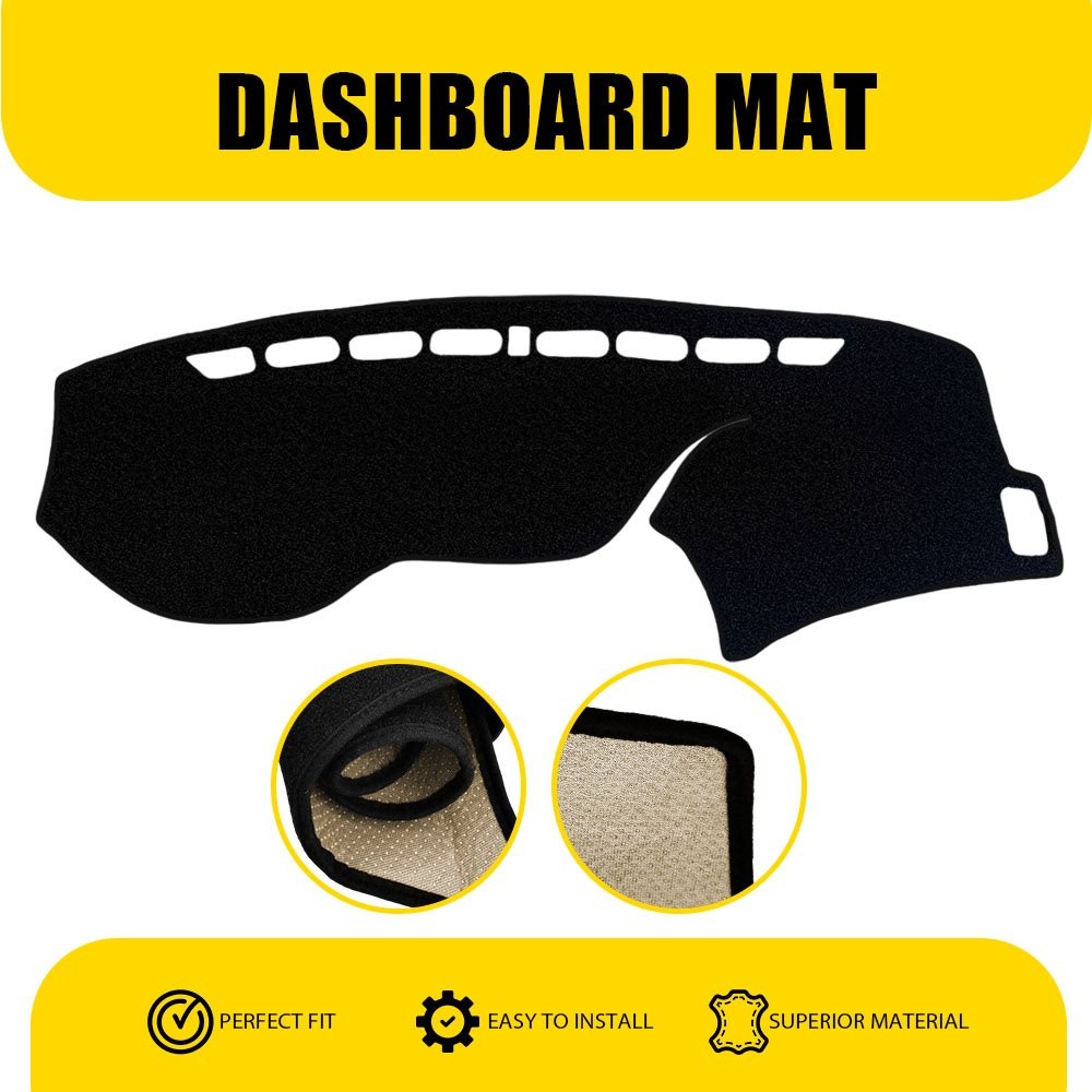For 2013-2017 Honda Accord Dashboard Cover Mat Carpet New Black 1PC Polyester US