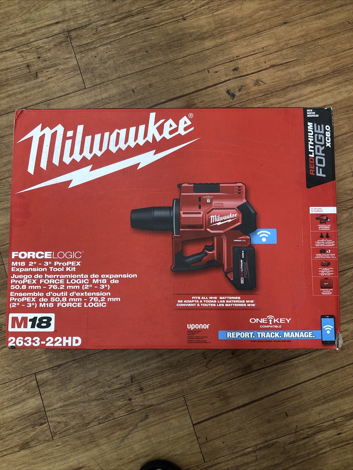 Milwaukee 2633-22HD M18 FORCE LOGIC 2"-3" ProPEX Expansion Tool Kit
