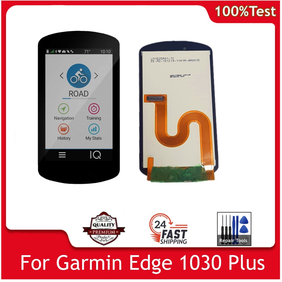 For Garmin Edge 1030 Plus GPS Cycling Bike Computer LCD Display Screen Replace