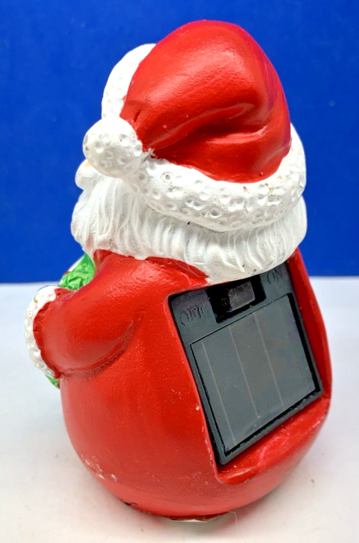 Santa Solar Light - TESTED & WORKS!!!