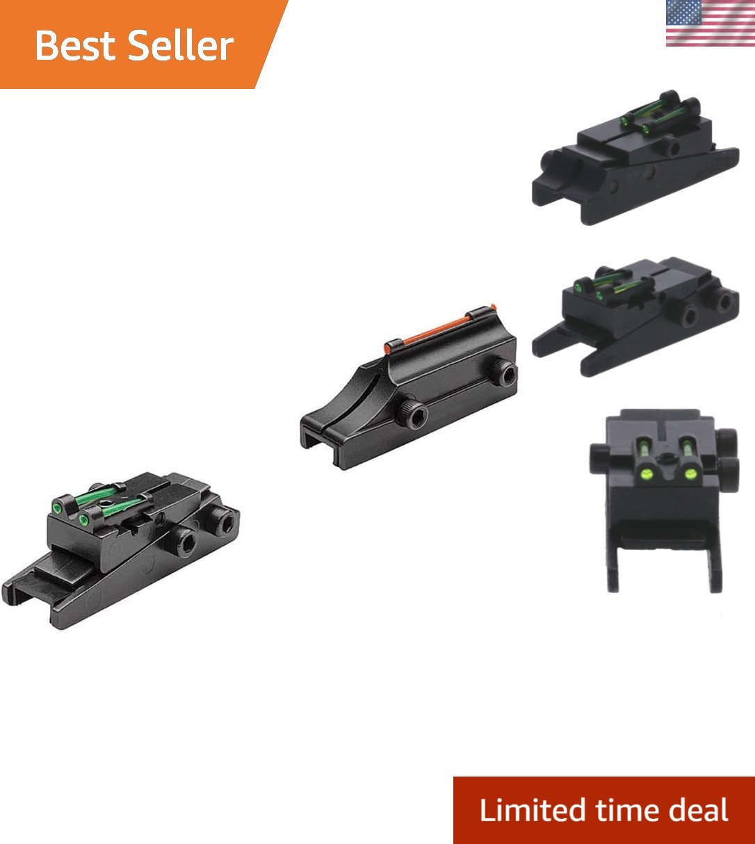 High Visibility Fiber Optic Gun Sight - Perfect for Remington & Charles Daly