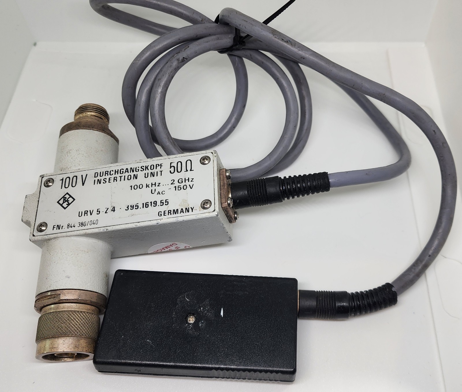 Rohde&Schwarz URV 5-Z4 100KHz-2GHz 100V 50 Ohm Insertion Unit  (Made in Germany)