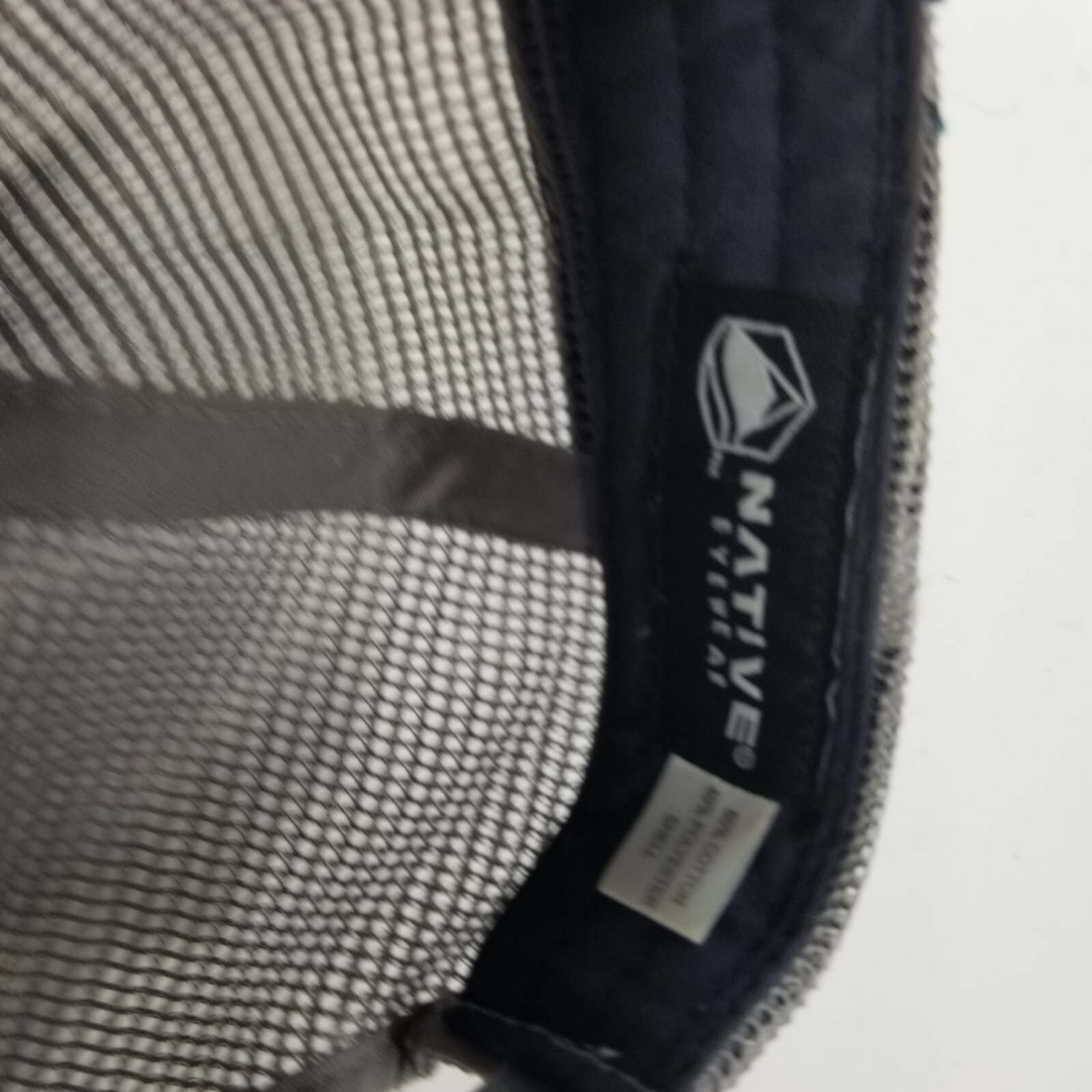 Native Eyewear Trucker Hat Snapback Blue Gray Mesh Adjustable Rope