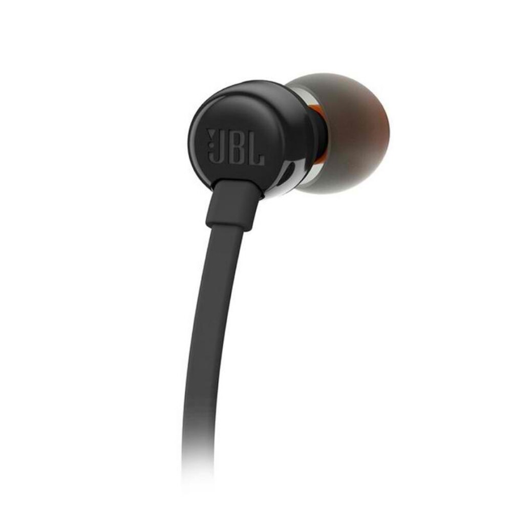JBL T110 in Ear Headphones w/Mic Black
