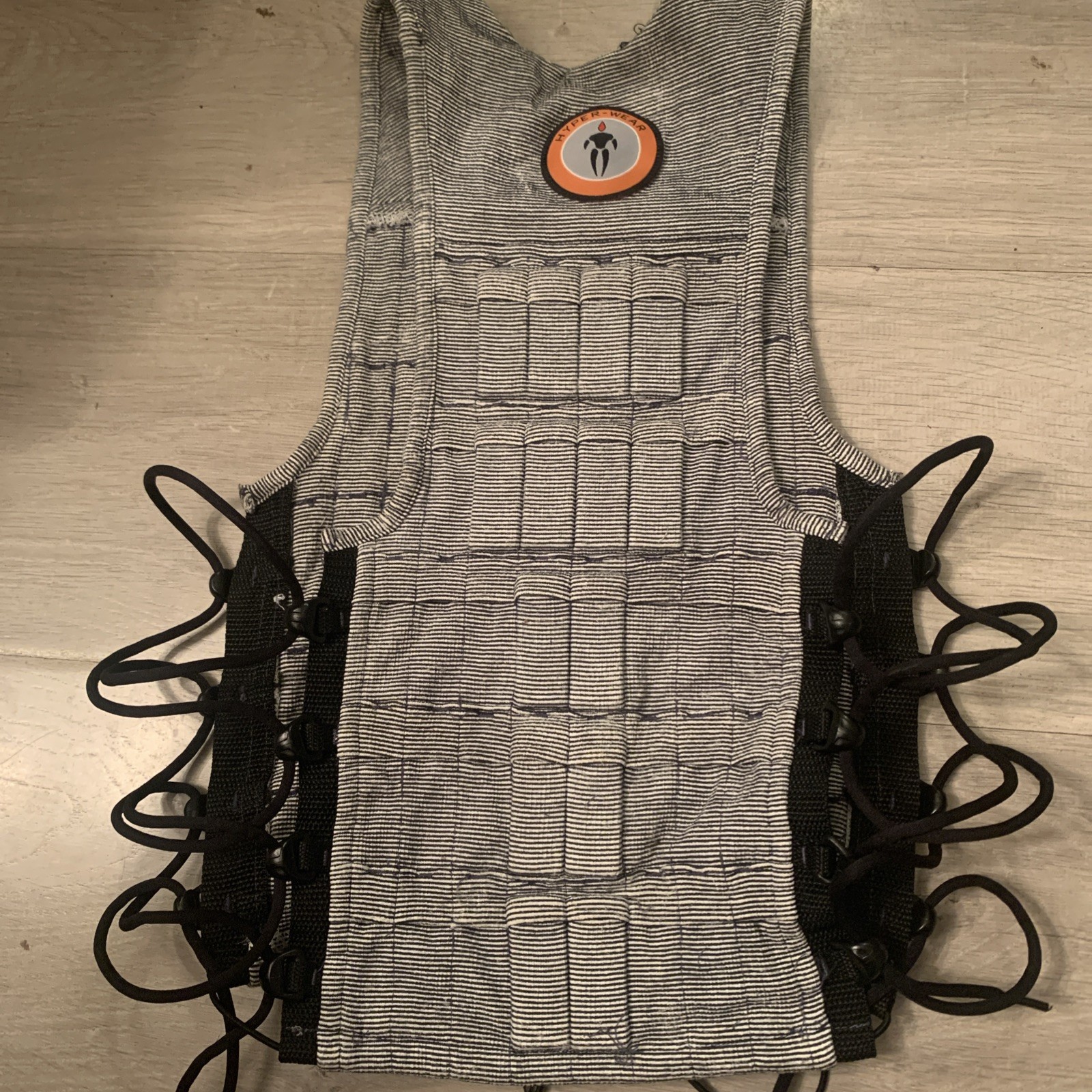 Hyperwear Hyper Vest PRO Weighted UNISEX Small Black & Silver
