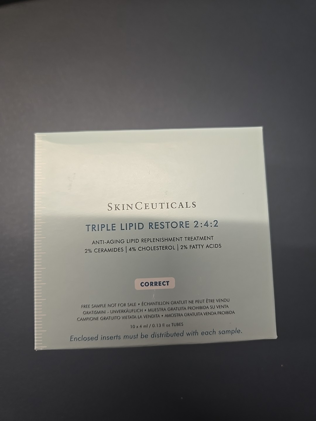 SkinCeuticals Correct Triple Lipid Restore 2:4:2, moisturizer cream 4ml *10pk