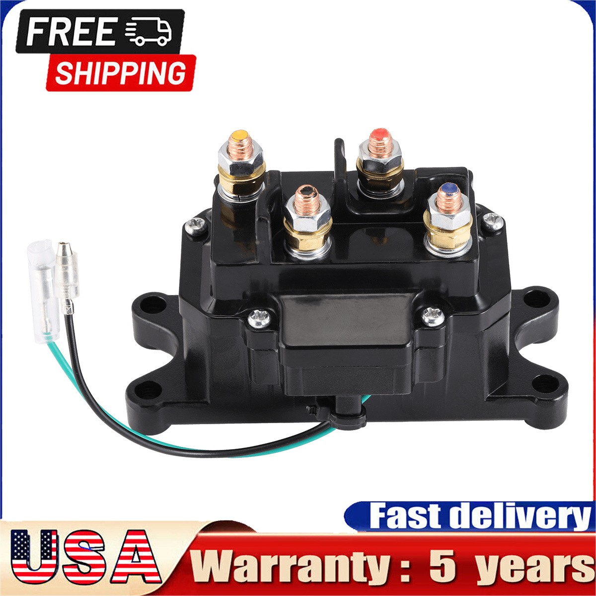 FOR KFI Warn Champion Superwinch ATV Winch Contactor Solenoid Relay Switch
