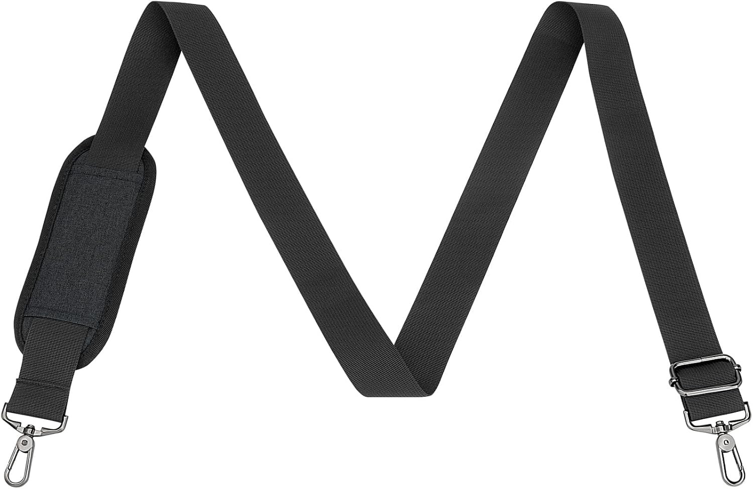 Adjustable Shoulder Strap Soft Padded Replacement Shoulder Strap with Hooks