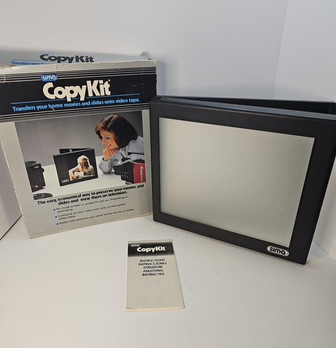 Sima Copy Kit, Home Movies to Video Tape, Vintage VHS/Camcorder Equipment