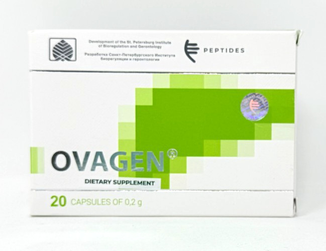 Ovagen - Synthesized Liver Peptides Bioregulator 20 Capsules