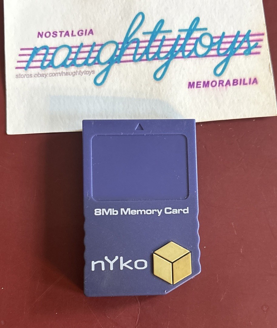Purple - Nyko Nintendo Gamecube Memory Card 8MB