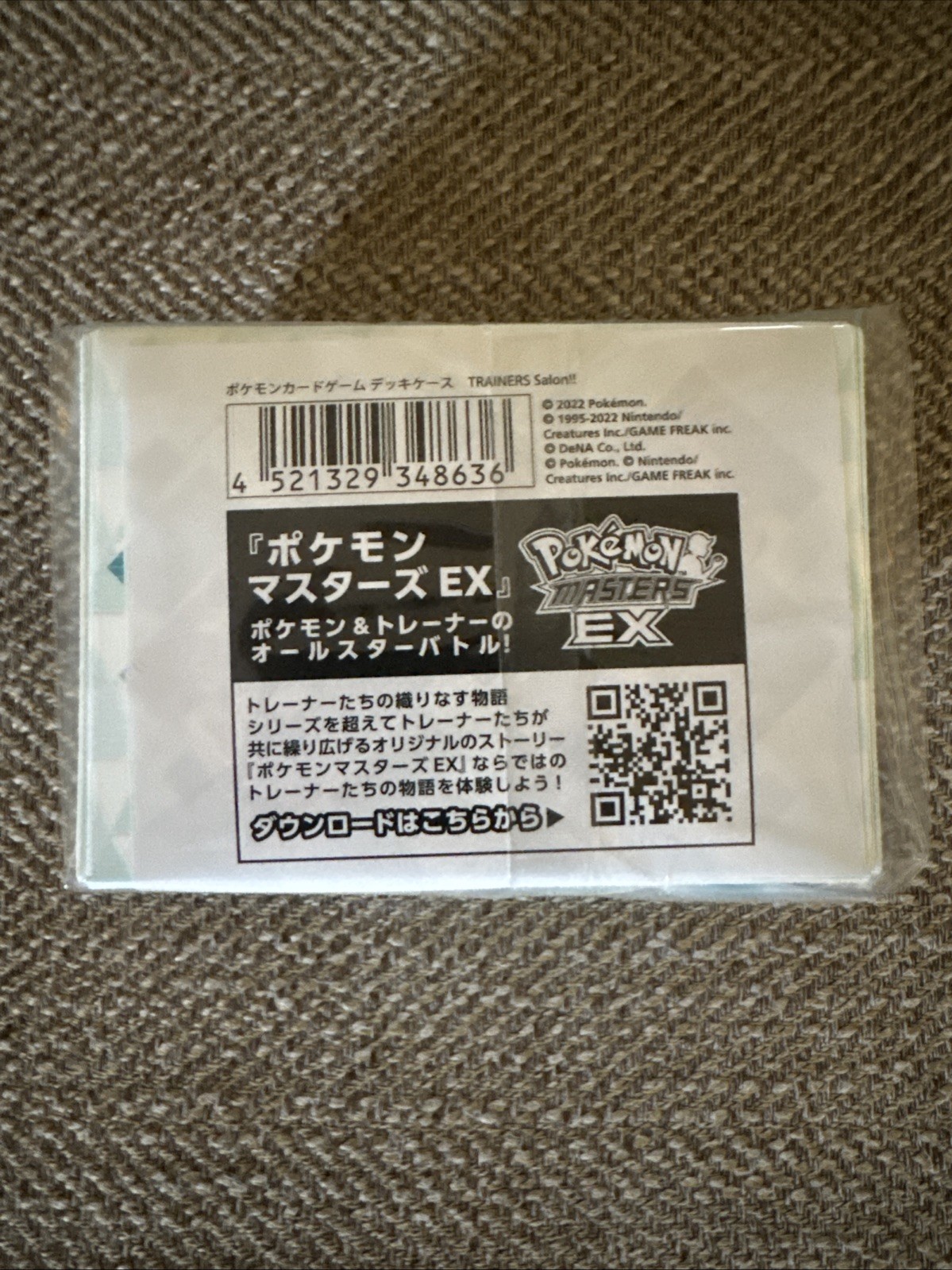 Pokemon Card Game Trainers Salon - Deck Case Sleeve Set Masters EX Trainer