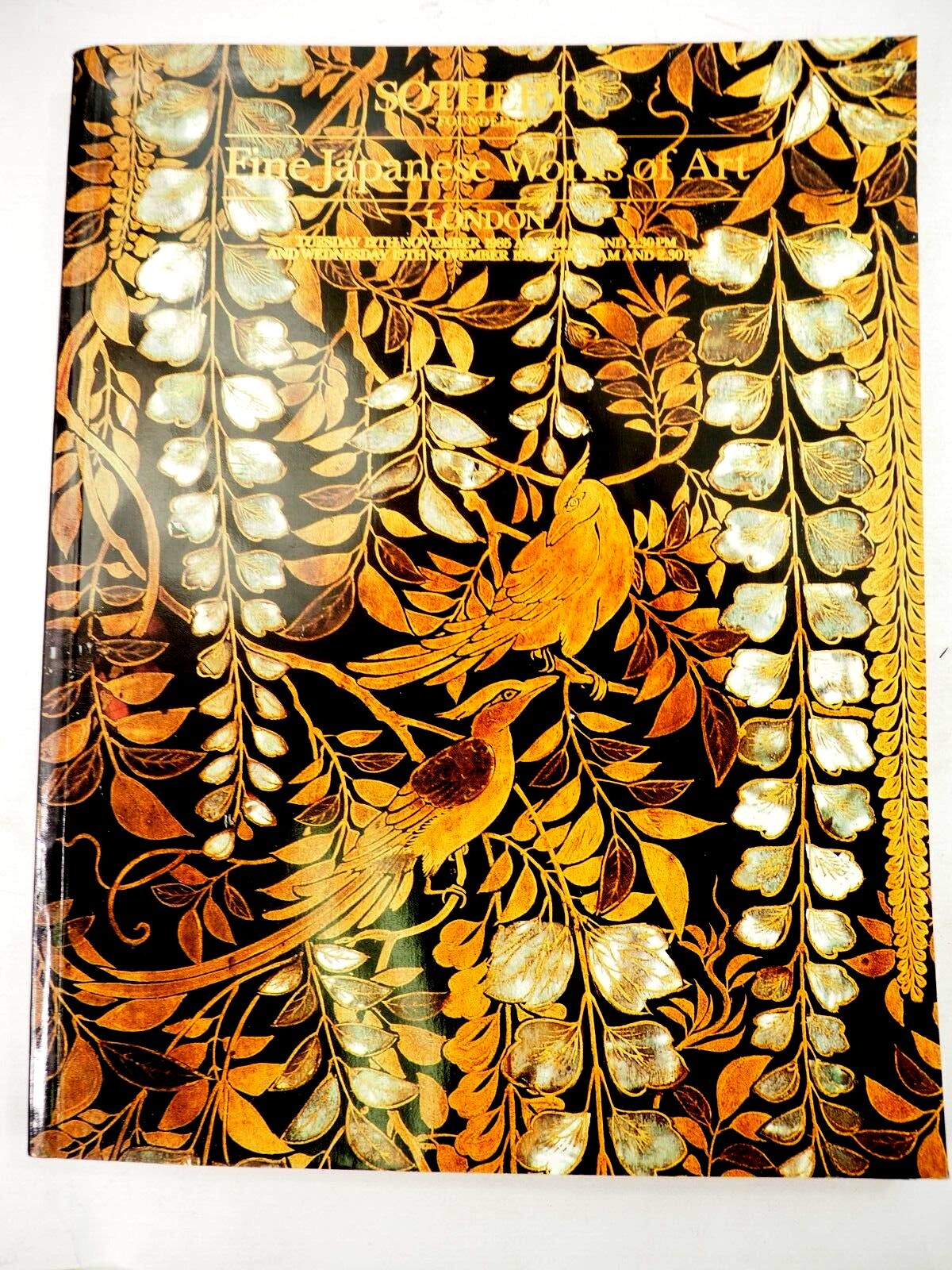 Sotheby's Japanese's Works of Art Auction Catalog # Kinkozan Nov.1985
