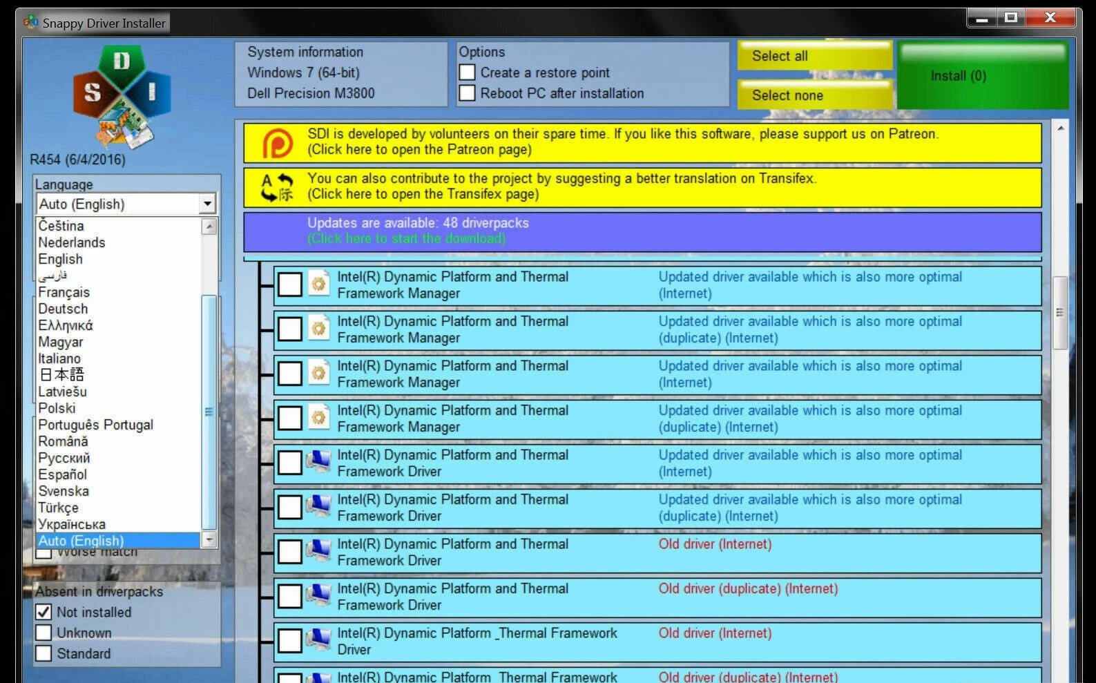 Snappy Driver Installer Automatic Driver Utility Software Installation Updater