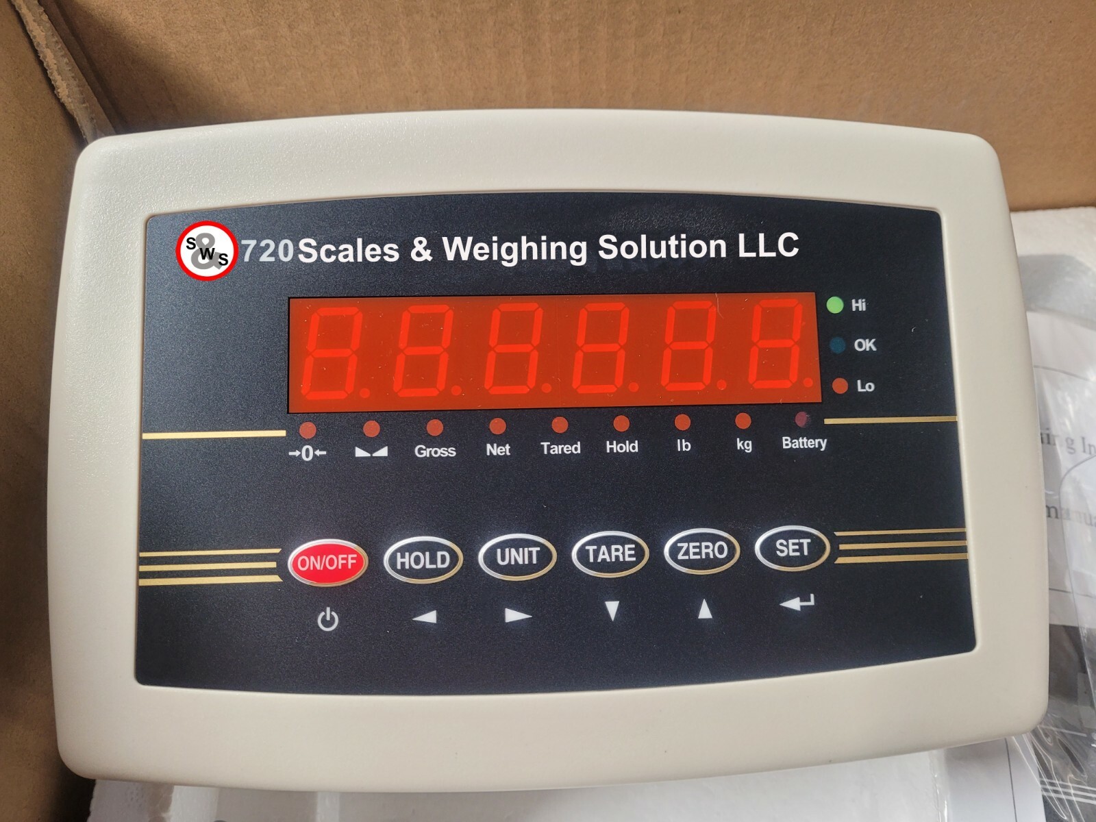 Hanging Scale Digital with Load Cell 10,000 LB x 2 LB