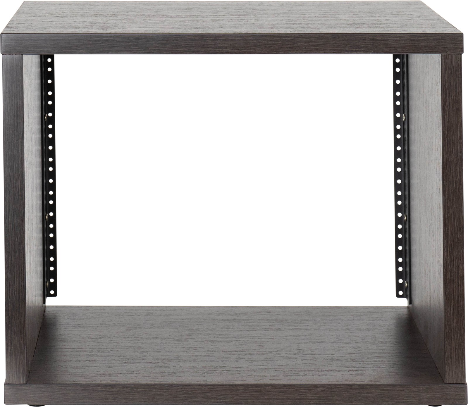 Gator Frameworks Elite 8U Desktop Studio Rack - Dark Walnut Brown