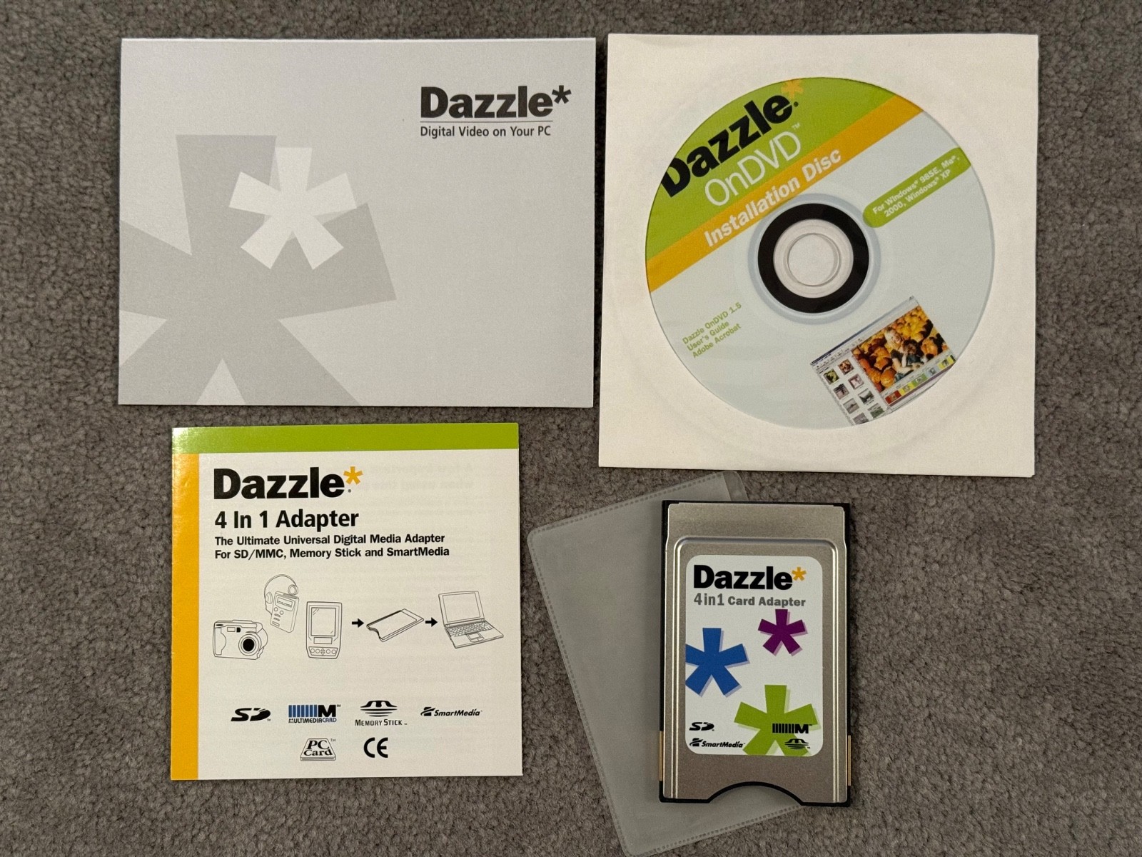 Dazzle 4-in-1 Digital Media Card Adapter