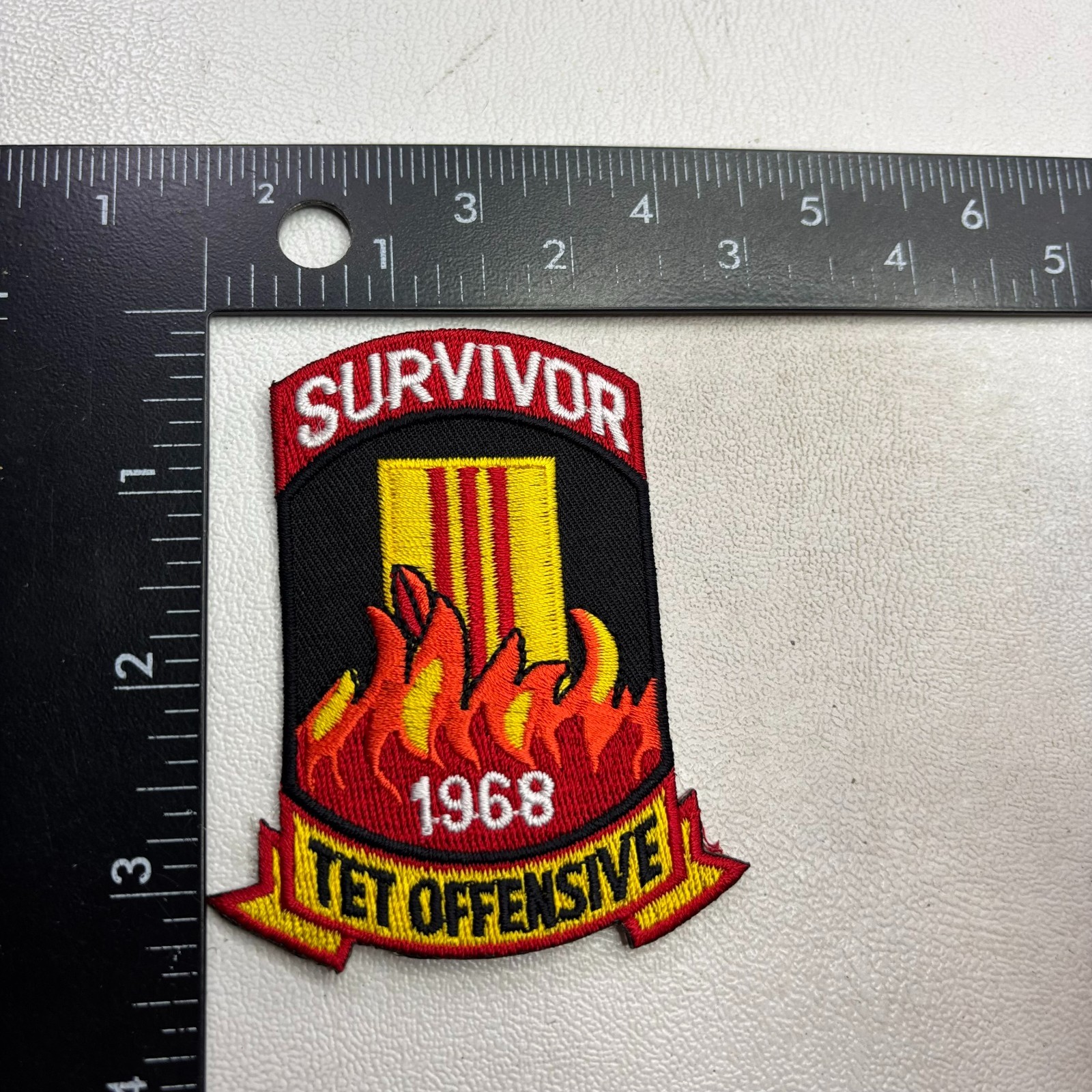 SURVIOR Of The 1968 TET OFFENSIVE Patch Military (Vietnam) 501W
