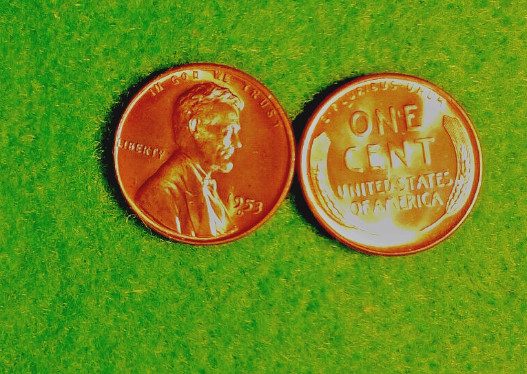 1953-D  Lincoln Wheat Cent BU Red  A Nice   US  Coin  Combined  Shipping