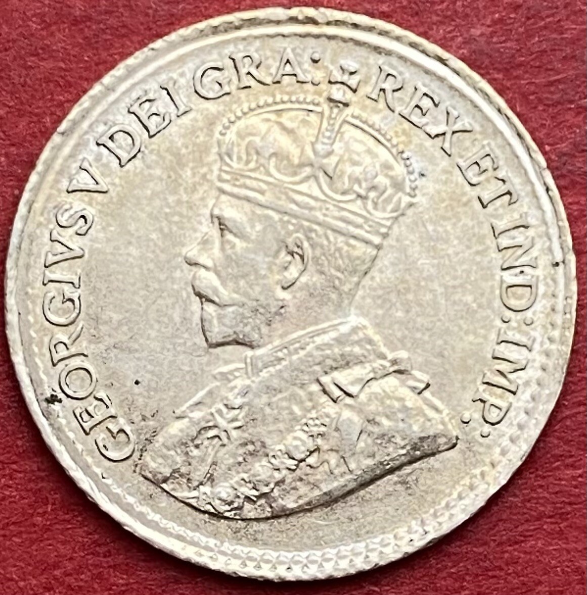 1920 Canada 5 Cents - AU58 - Lot#7334