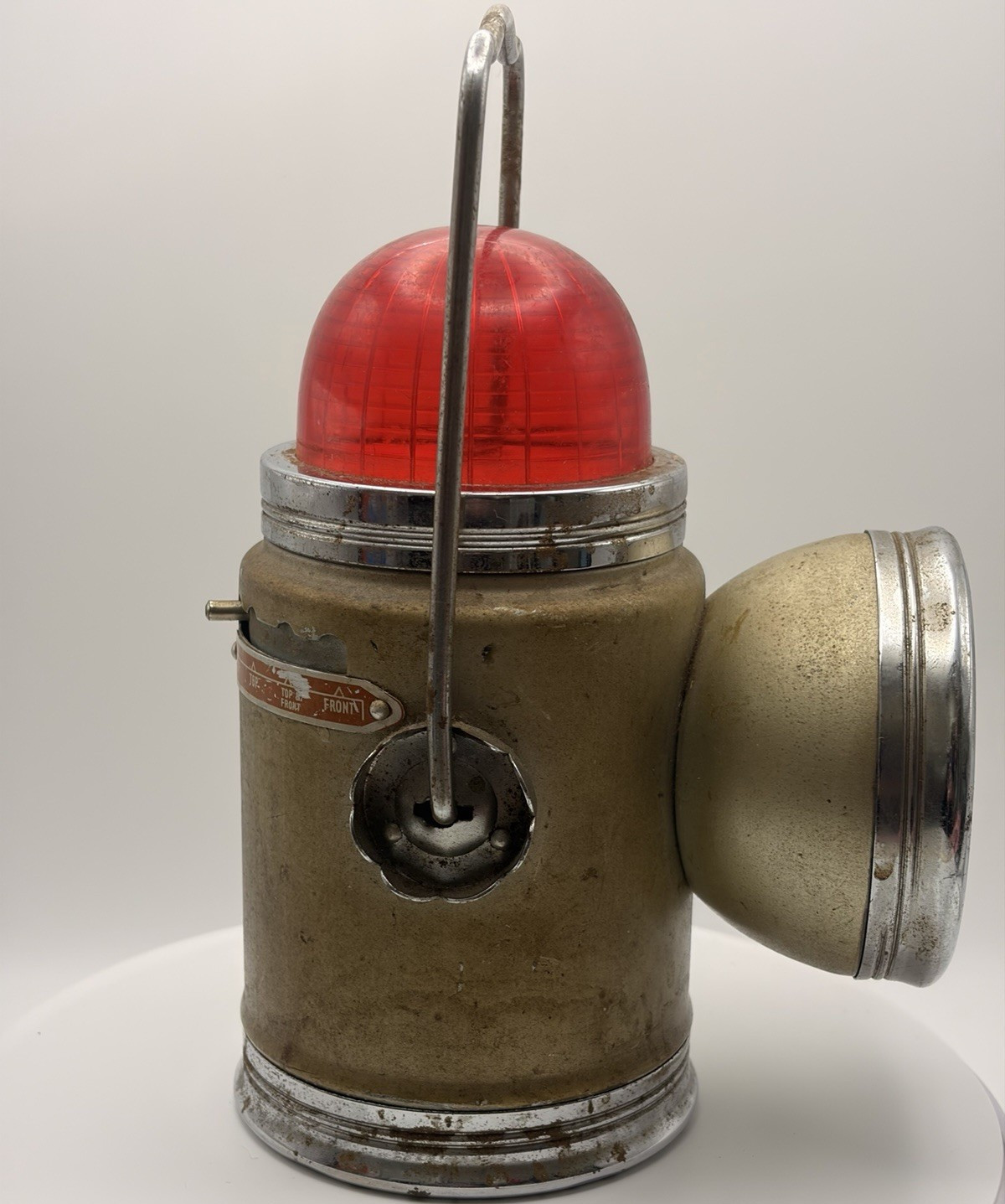 Vintage 1940s STELLAR Railroad Lantern, Hong Kong Collectible