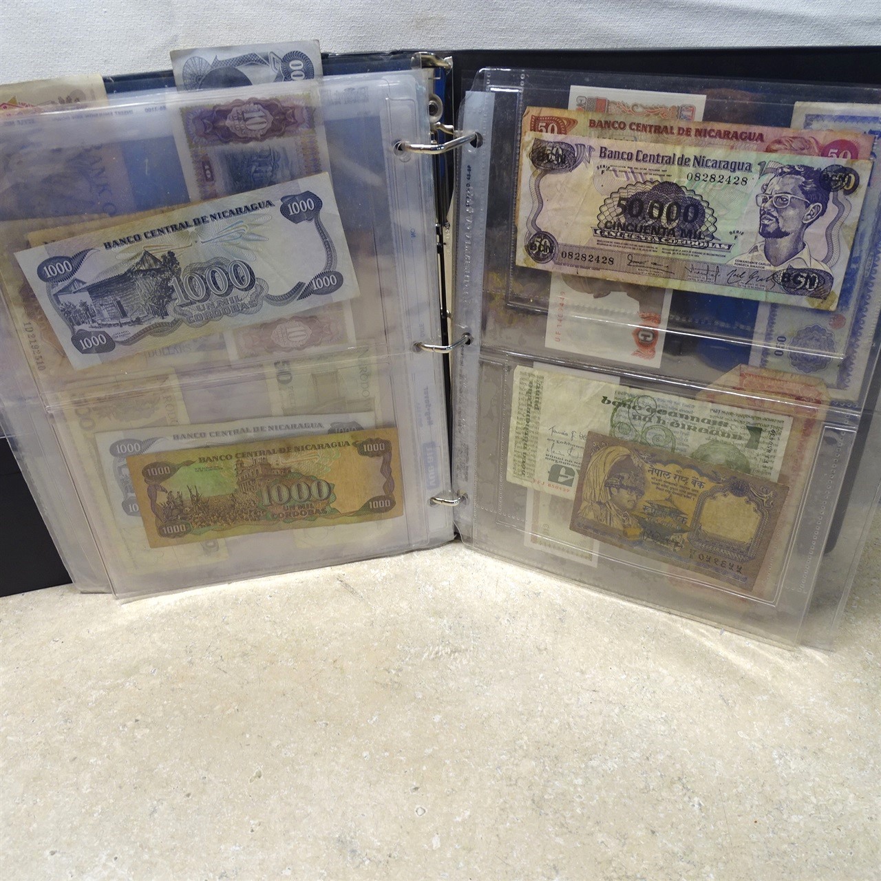 Vintage Assorted Paper Bank Notes Lot, (41) Foreign Notes-Money, See Pics