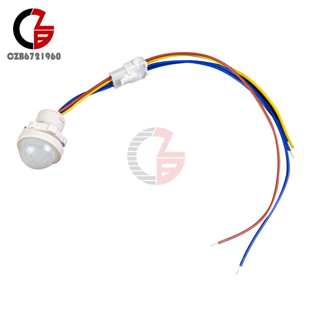 AC110V-240V LED PIR Infrared Motion Detection Auto Sensor Light Switch Lamp 120°