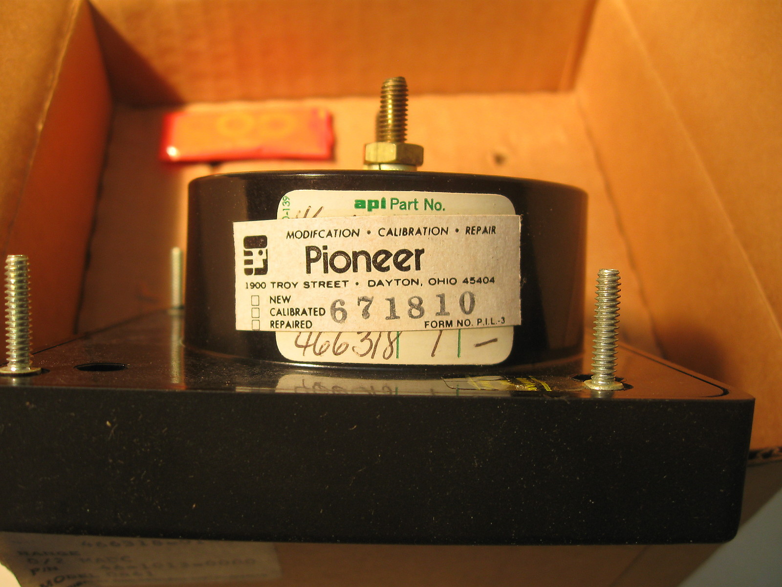 LFE Panel Meter 466318-01-00 0/2 mADC 0461 46-1013-0000 4 x 4.25