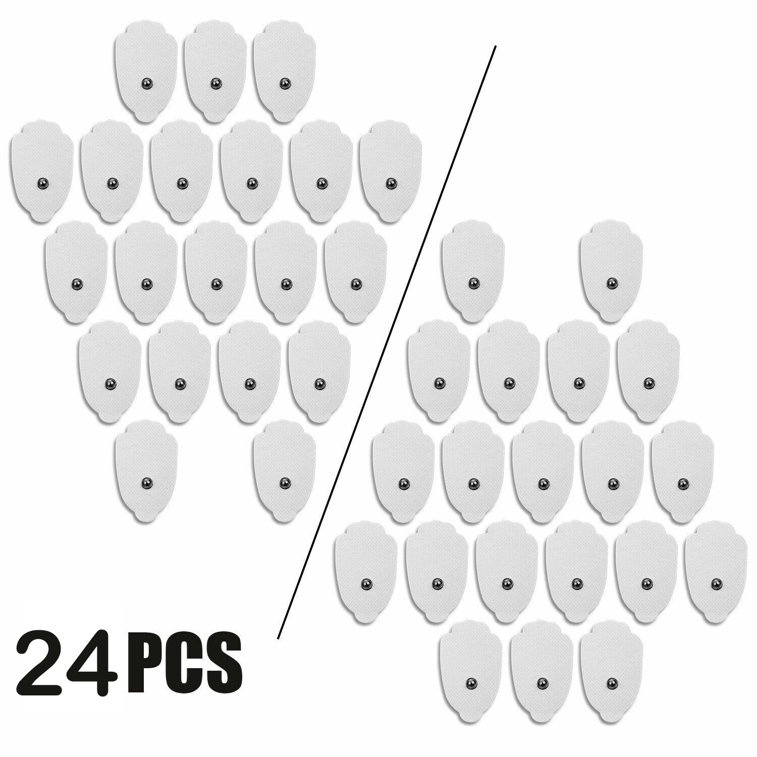12Pairs Self-Adhesive Small Palm Replacement Pads For Pulse Massager Pain Relief