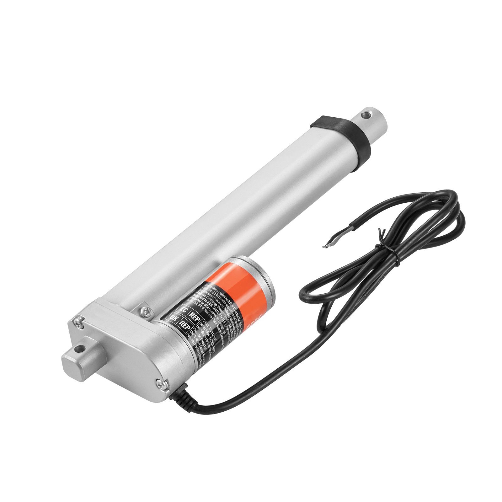 12V 6in Stroke Linear Actuator 330lbs with Mounting Bracket IP54